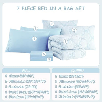 Queen Comforter Set with Sheets for Girls