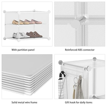 Closet Organizer 8 Cube Storage Shelves