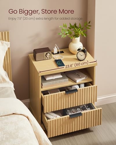 Nightstand with Charging Station