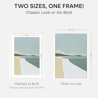 10x14 White Oak Picture Frame (2 Count)