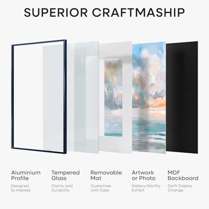 12x17 Blue Picture Frame (2 Count)