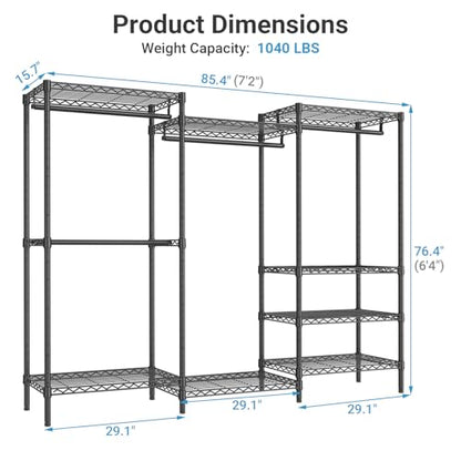 V5 Plus Heavy Duty Clothes Rack