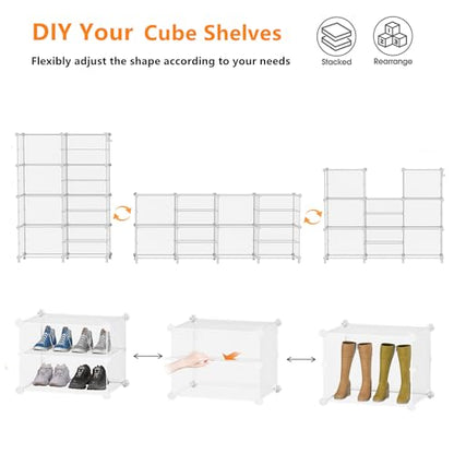 Closet Organizer 8 Cube Storage Shelves