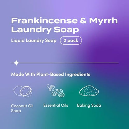 Laundry Soap Frankincense & Myrrh (64 Fl Oz)