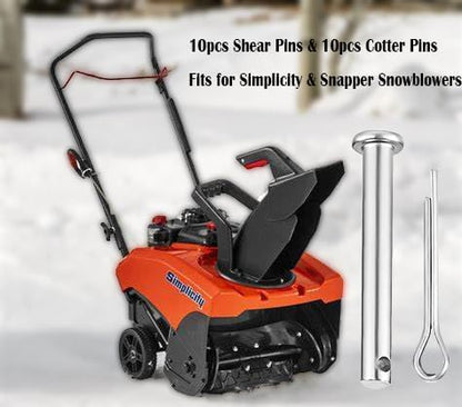 Fits Simplicity or Snapper Shear Pins for 703063, 1668344, 1686806yp 10 Pack