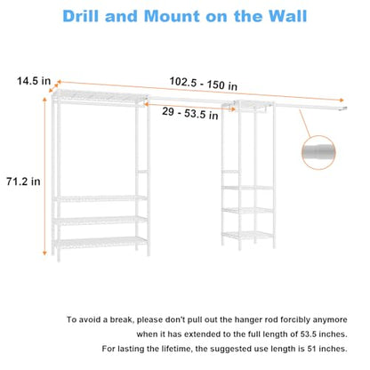 E11 Heavy Duty Garment Rack