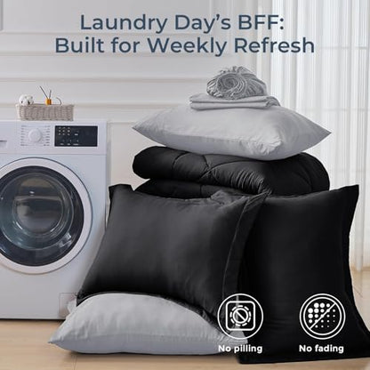 7 Piece Oversized King Comforter Set