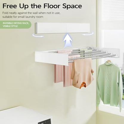 Wall Mounted Clothes Drying Rack 40 inches