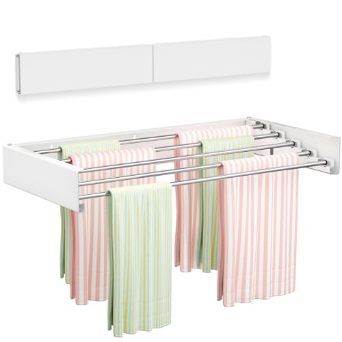 Wall Mounted Clothes Drying Rack 23.6"