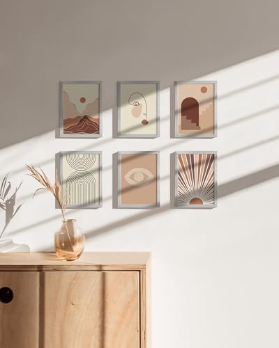 5x7 Silver Metal Picture Frames (6 Count)