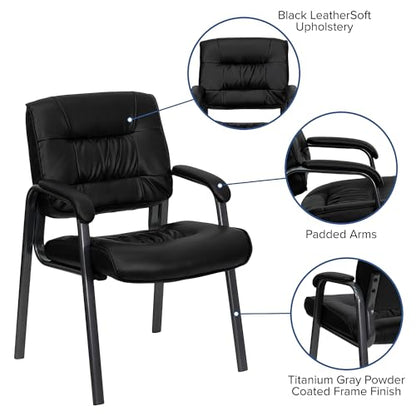 LeatherSoft Reception Chair