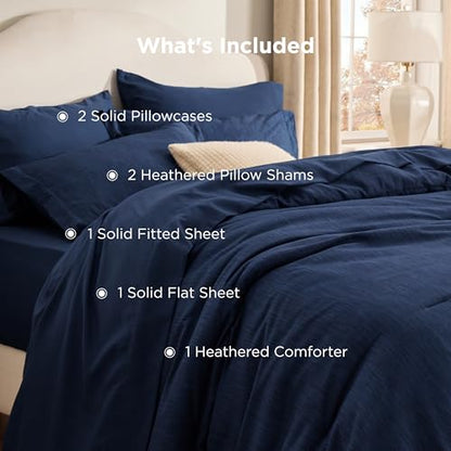 Full Comforter Set Navy