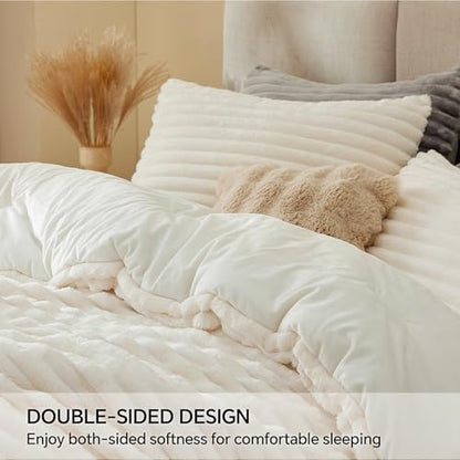 Fleece California King Comforter Set
