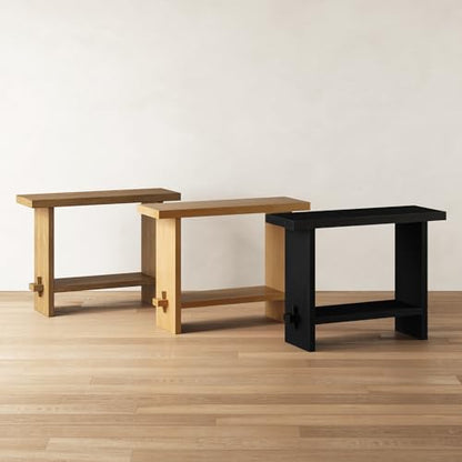 Virgo Wood Accent Storage Console Sofa Table (2 Count)