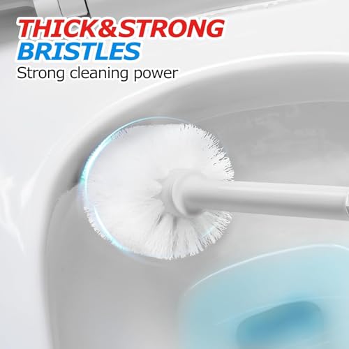 2Pack 2 in 1 Toilet Brush and Plunger Set (2 Count)