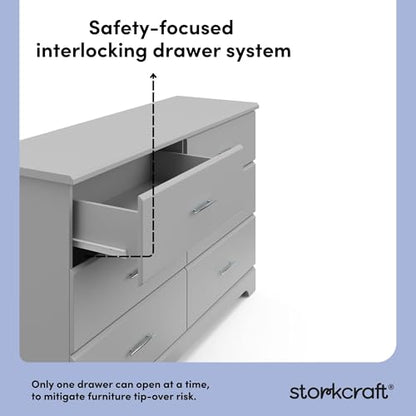 Brookside 6 Drawer Dresser