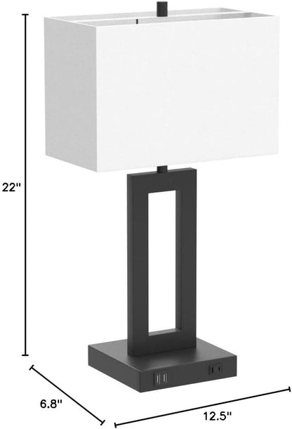 Set of 2 Modern Touch Control Table Lamps