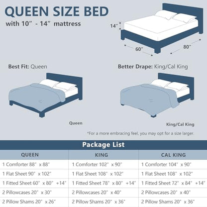 Queen Comforter Set Oatmeal