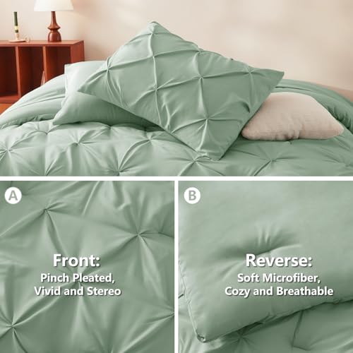 Twin Comforter Set Sage Green