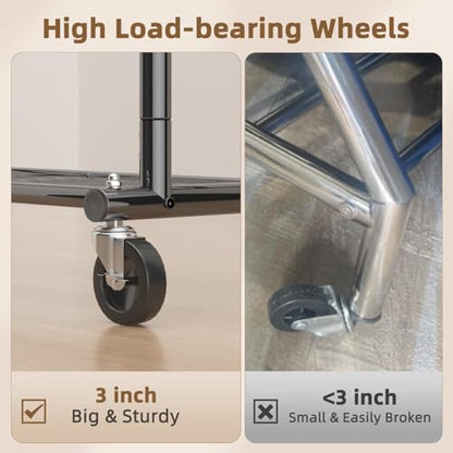 Heavy Duty Clothes Rack Load 556 LBS