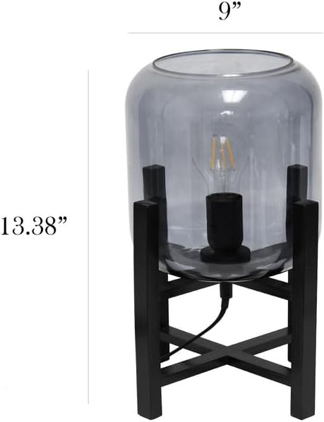 Renaissance Rhapsody Black Wood Mounted Table Lamp