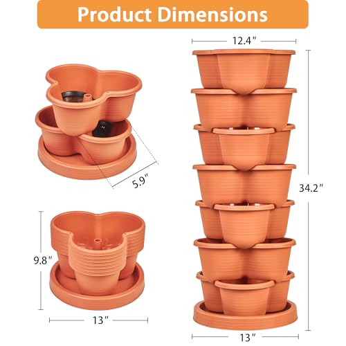 7 Tier Vertical Garden Planter (7 Count)