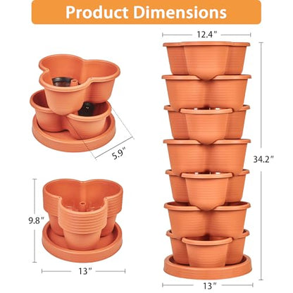 7 Tier Vertical Garden Planter (7 Count)