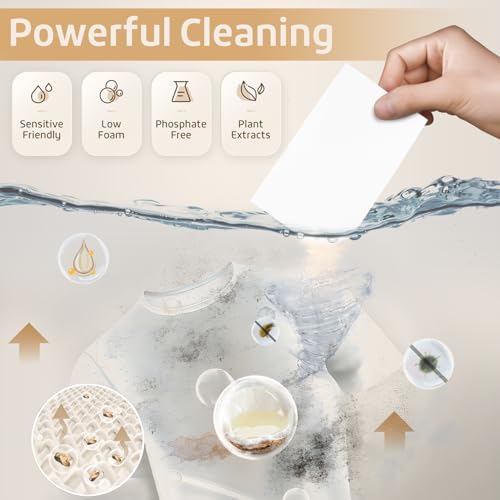 Laundry Detergent Sheets Coconut Milk Scent 160 Count