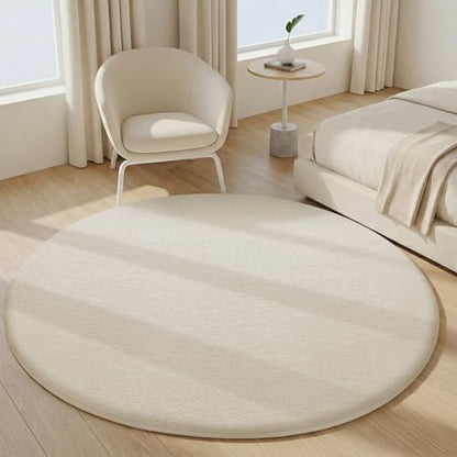4ft Round Rugs for Bedroom Living Room (16.25 Sq Ft)