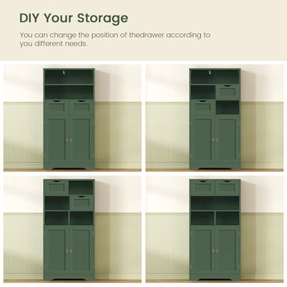 Bathroom Storage Cabinet with Adjustable Shelf