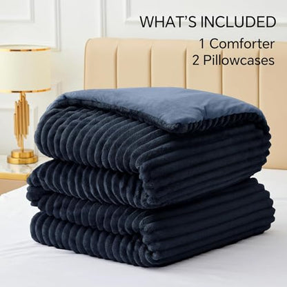 Fleece Full Comforter Set
