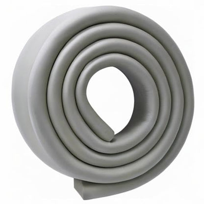 M2cbridge U Shape Extra Thick Furniture Table Edge Protectors Foam Baby Safety Bumper Guard 6.5 Ft (Grey)