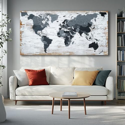 Canvas Wall Art Black Wall Decor Office Pictures for Living Room Decoration Picture Framed Artwork for Home Bedroom Decoration40 x79