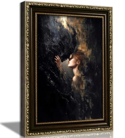 Vintage Gold Framed Gothic Wall Art