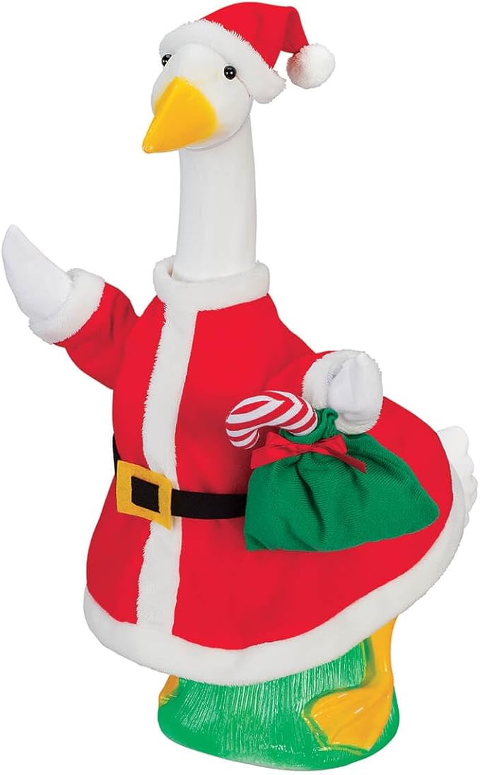 Fox Valley Traders Gaggleville Santa Baby Goose Outfit, Fits Baby 17" H Statue