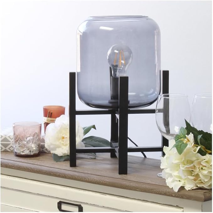 Renaissance Rhapsody Black Wood Mounted Table Lamp