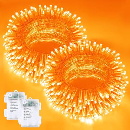2 Pack 200 LED Battery Operated Halloween Lights (2 Count)