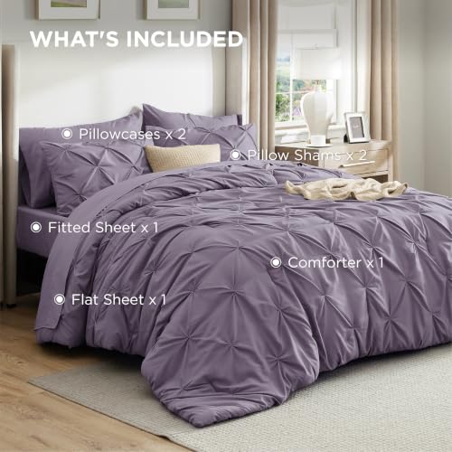 7pc Queen Comforter Set & Sheet Set