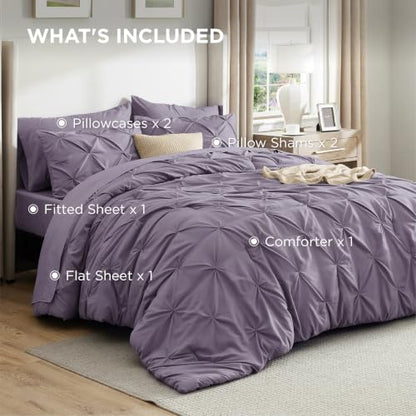 7pc Queen Comforter Set & Sheet Set