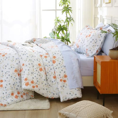 Orange Blossom Bed in a Bag King 7 Pieces