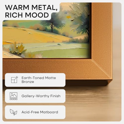 9x12 Bronze Picture Frame (2 Count)