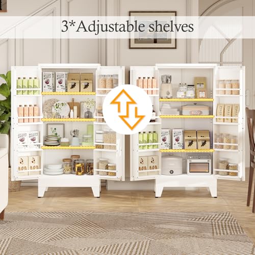 Black Kitchen Pantry Storage Cabinet