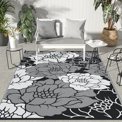 Outdoor Rug Waterproof for Patio Decor