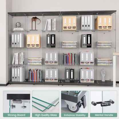 Black Glass Display Cabinet