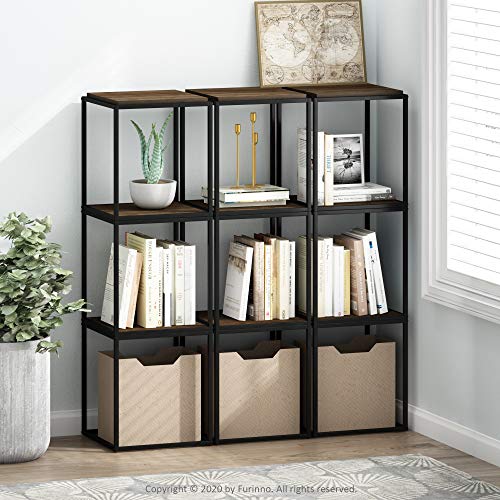 Moretti Cube Modern Stackable End Table Shelf