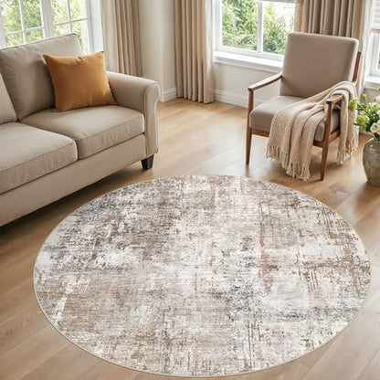 6ft Round Area Rug Living Room Rugs