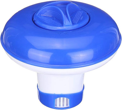 ATIE Collapsible/Retractable Pool Spa 1" Chlorine/Bromine Tablet Dispenser for Pool, Spa, Hot Tub, and Fountain, Perfect for Inflatable & Above-Ground Pools