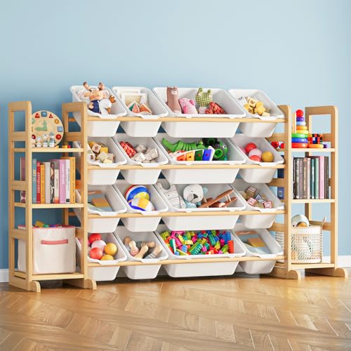 Toy Storage Organizer with 6 Shelves and 16 Bins (6 Count)