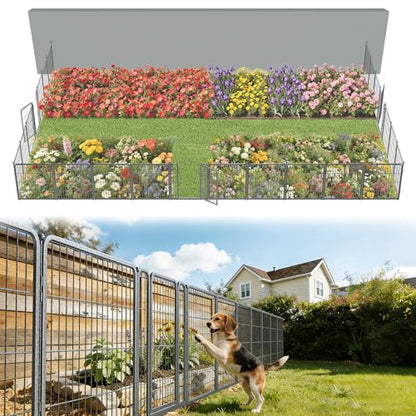 No Dig Garden Fence