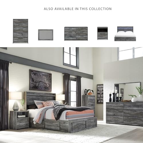 King Platform Bed Frame with Storage